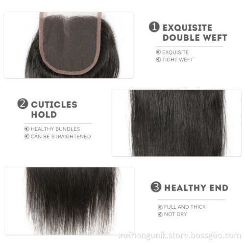 Wholesale Virgin Brazilian Hair Weave Vendors, 100% Brazilian Human Hair Grade 9A Virgin Hair Extension Bundles With Closure